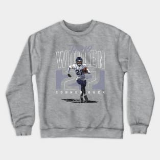 Tariq Woolen Seattle Player Number Crewneck Sweatshirt